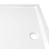 Rectangular ABS Shower Base Tray White 80x90 cm 148908