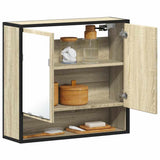 Bathroom Mirror Cabinet Sonoma Oak 65x20x60 cm Engineered Wood 849260