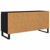 TV Cabinet Black Oak 104 x 35 x 50 cm Engineered Wood 881937