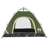 Camping Tent 3-Person Green Quick Release 4004165