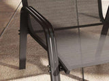 Set of Four Stackable Mesh Seat Chairs - Black T3398P314153