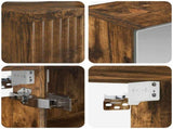 Bathroom Furniture Set 5 pcs Smoked Oak 3407251