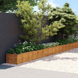 Garden Raised Bed 770x50x36 cm Corten Steel 151981