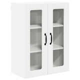Wall Glass Cabinet LUCCA White 60 x 31 x 80 cm Engineered Wood 885085