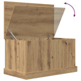 Storage Box Artisan Oak 70x40x38 cm Engineered Wood 857162