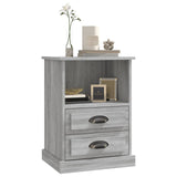 Bedside Cabinets 2 pcs Grey Sonoma 43x36x60 cm 816341
