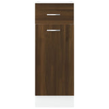 Drawer Bottom Cabinet Lyon Brown Oak 30x46x81.5 cm Engineered Wood 815569