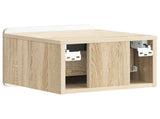 Wall-Mounted Bedside Cabinet 2 pcs Sonoma Oak 33 x 34.5 x 24 cm 898260