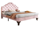 Upholstered bed 90*190 with slatted frame and Upholstered bed with height-adjustable WF309562AAP