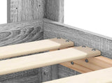 Bed Frame with Storage and Headboard Grey Sonoma 90 x 200 cm 3413982