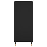 Record Cabinet Black Engineered Wood 84.5 x 38 x 89 cm Modern 831765