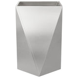 Planter 2 pcs Silver 50 x 50 x 75 cm Stainless Steel 883803