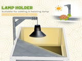 Wooden Tortoise House with Storage Shelf, Clear Observation Windows, Lamp Holder, Openable Top, T3398P375365