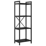 Bookshelf Black Oak 40 x 30 x 119 cm Engineered Wood 868359