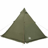 Family Tent Tipi 6-Person Olive Green Waterproof 4009442