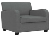 Armchair Dark Grey Fabric 42043394