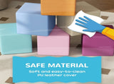 12 PCs Soft Play Blocks, Soft Foam Toy, Building and Stacking Blocks for Kids, Blue T3398P348552