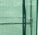 Raised Bed with Greenhouse Cover Rattan Look 80x40x140 cm 4015805