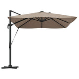 Umbrella Taupe 352 x 251 x 265 cm Polyester and Aluminium 42003330