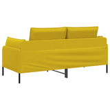 2-Seater Sofa 2-Seater Yellow 188 x 81 x 89 cm Velvet 42048619