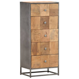 Drawer Cabinet 45x30x100 cm Solid Reclaimed Wood 286529