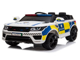 Dual Drive 12V 7Ah Police Car with 2.4G Remote Control White 06749268
