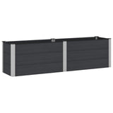 Garden Raised Bed Black 200 x 50 x 54 cm 42038984
