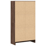 Bookcase Brown Oak 60x24x109 cm Engineered Wood 857809