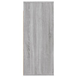 Wall Cabinet Grey Sonoma 80x33x80 cm Engineered Wood 816598