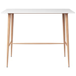 5 Piece Bar Set White and Grey 3057436