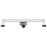 Shower Drain 2-in-1 with 360&deg Siphon Silver 60 cm 42015962