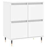 Sideboards 2 pcs White Engineered Wood 3190165