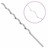 Plant Support 20 pcs Silver 150 x 0.6 x 0.6 cm Steel 4107050