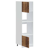 Oven Cabinets 2 pcs Lucca Old Wood Engineered Wood 3315049