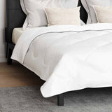 Duvet Set with Pillow 3 pcs White Microfiber and Down Feather 3378030