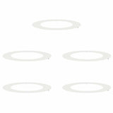 suitable for Flat Tree Rings 5 pcs White 60 / 90 cm Steel 873707