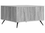 Coffee Table Grey Sonoma 49 x 50 x 40 cm Engineered Wood 895661
