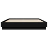 Bed Frame without Mattress Black 150x200 cm King Size 3209850