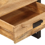 Coffee Table 100x54x40 cm Solid Wood Mango and Iron 356246