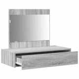 Dressing Table with Drawer Grey 83 x 40 x 70 cm Engineered Wood 865204