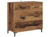 Sideboard Old Wood 69.5 x 34 x 90 cm Engineered Wood and Iron 881504