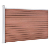 Garden Fence WPC 175x105 cm Brown 49074