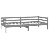 Day Bed without Mattress Grey Solid Wood Pine 90x200cm 806932