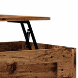 Coffee Table Old Wood 80x50.5x41.5 cm Engineered Wood 856930