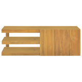 ZNTS Wall-mounted Bathroom Cabinet 90x40x30 cm Solid Wood Teak 338256