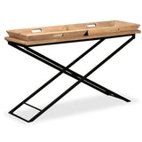Console Table Solid Mango Wood 130x40x80 cm 244897
