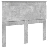 Headboard with Headboard Concrete Grey 120 cm Engineered Wood 887468