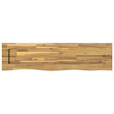Live Edge Table Top 130 x 30 x 3.5 cm Rectangular White 938418