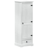 Wardrobes with Drawer White 55 x 50 x 170 cm Solid Pine Wood 42024934