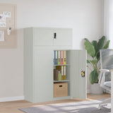 File Cabinet Light Grey 90x40x145 cm Steel 3188318